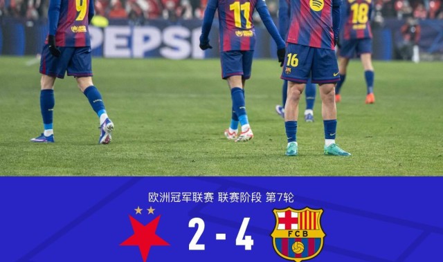 彩客网直播公司-XbotGo丨巴萨4-2布拉格斯拉维亚，费尔明双响，莱万破门